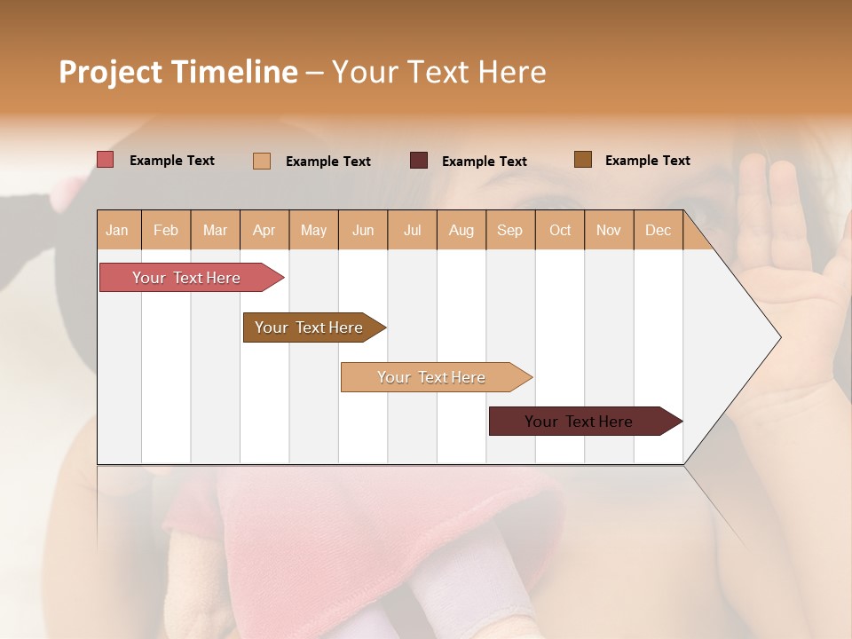 A Little Girl Laying On Top Of A Bed Holding A Stuffed Animal PowerPoint Template