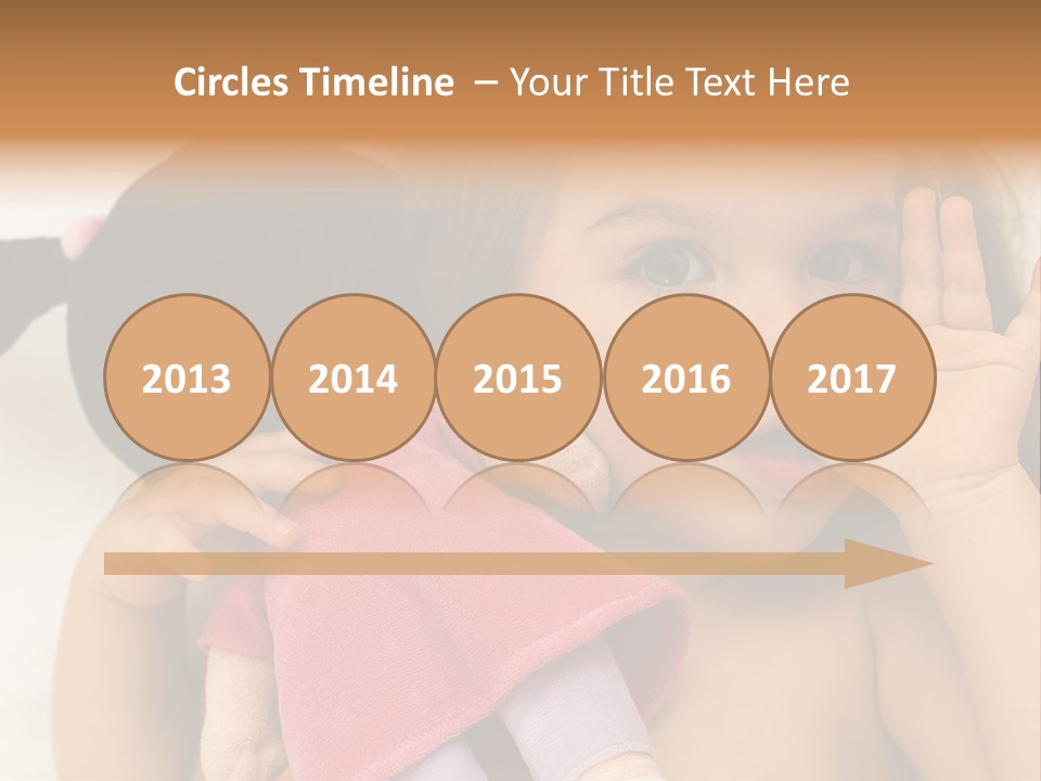 A Little Girl Laying On Top Of A Bed Holding A Stuffed Animal PowerPoint Template