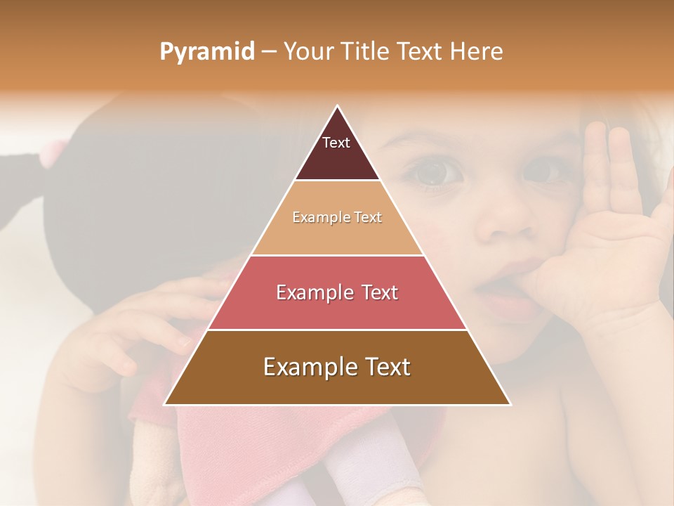 A Little Girl Laying On Top Of A Bed Holding A Stuffed Animal PowerPoint Template