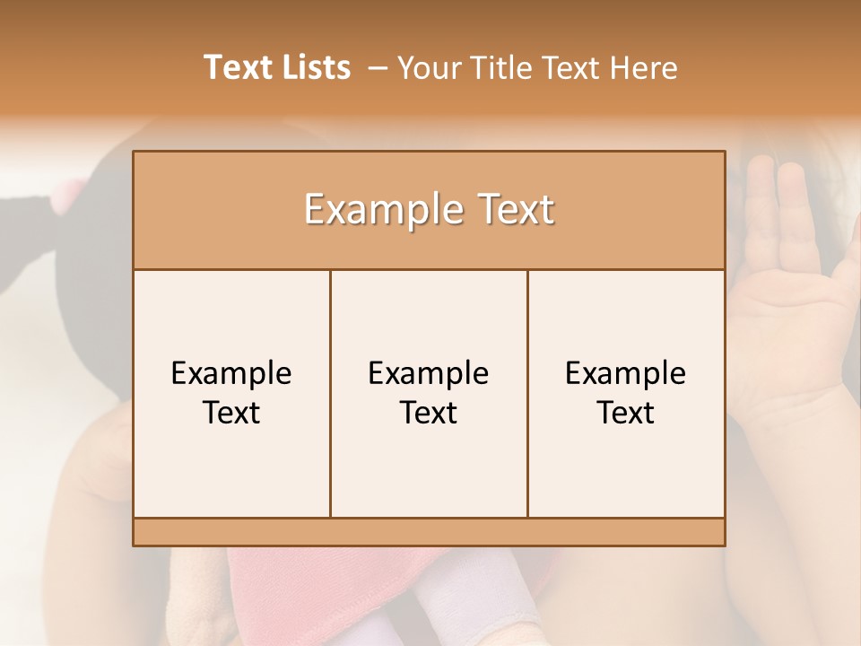 A Little Girl Laying On Top Of A Bed Holding A Stuffed Animal PowerPoint Template