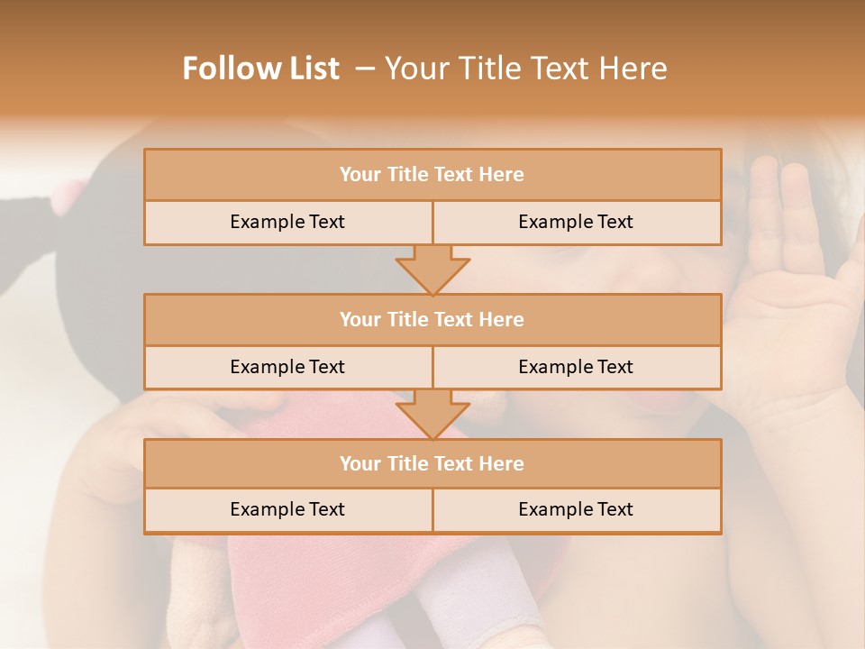 A Little Girl Laying On Top Of A Bed Holding A Stuffed Animal PowerPoint Template