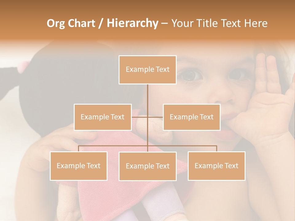 A Little Girl Laying On Top Of A Bed Holding A Stuffed Animal PowerPoint Template