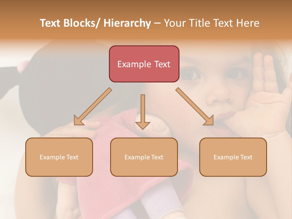 A Little Girl Laying On Top Of A Bed Holding A Stuffed Animal PowerPoint Template