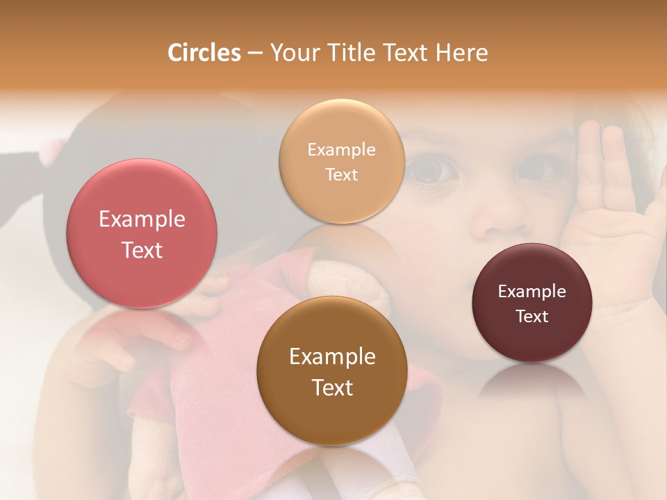 A Little Girl Laying On Top Of A Bed Holding A Stuffed Animal PowerPoint Template