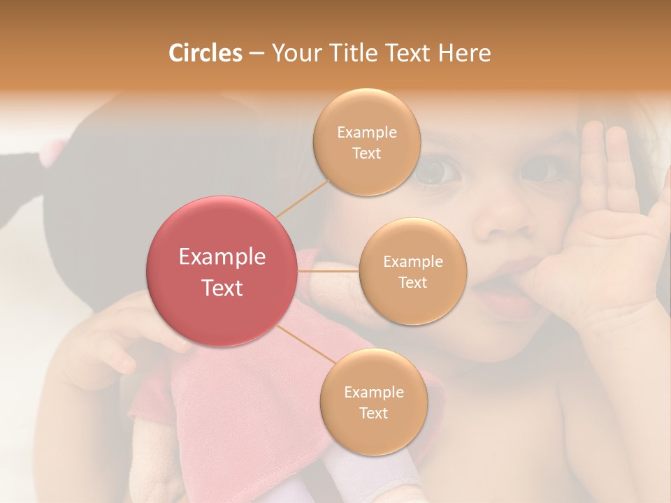 A Little Girl Laying On Top Of A Bed Holding A Stuffed Animal PowerPoint Template