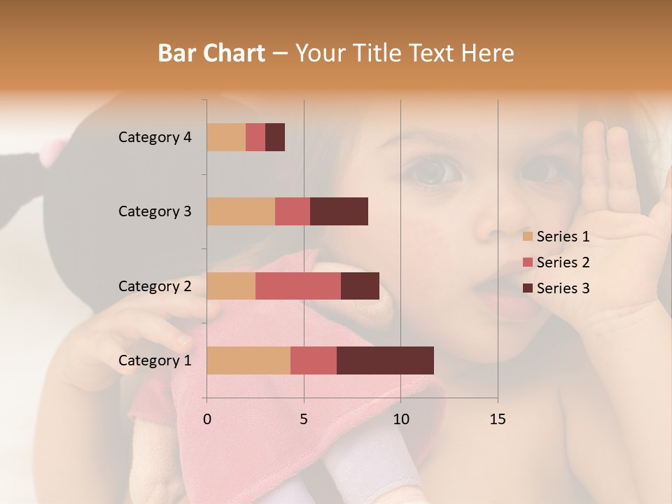 A Little Girl Laying On Top Of A Bed Holding A Stuffed Animal PowerPoint Template