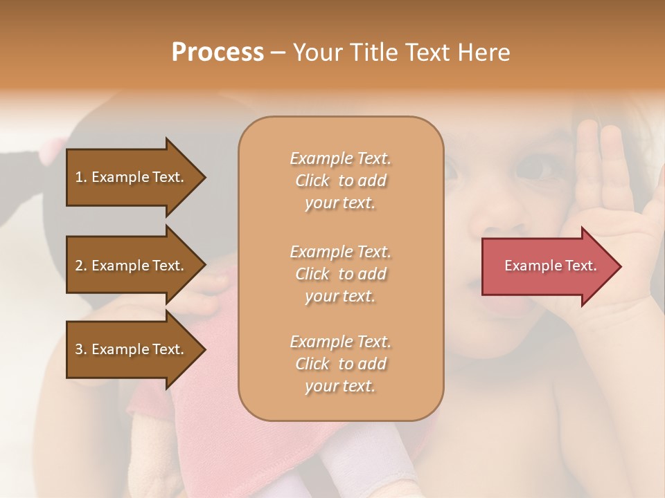 A Little Girl Laying On Top Of A Bed Holding A Stuffed Animal PowerPoint Template