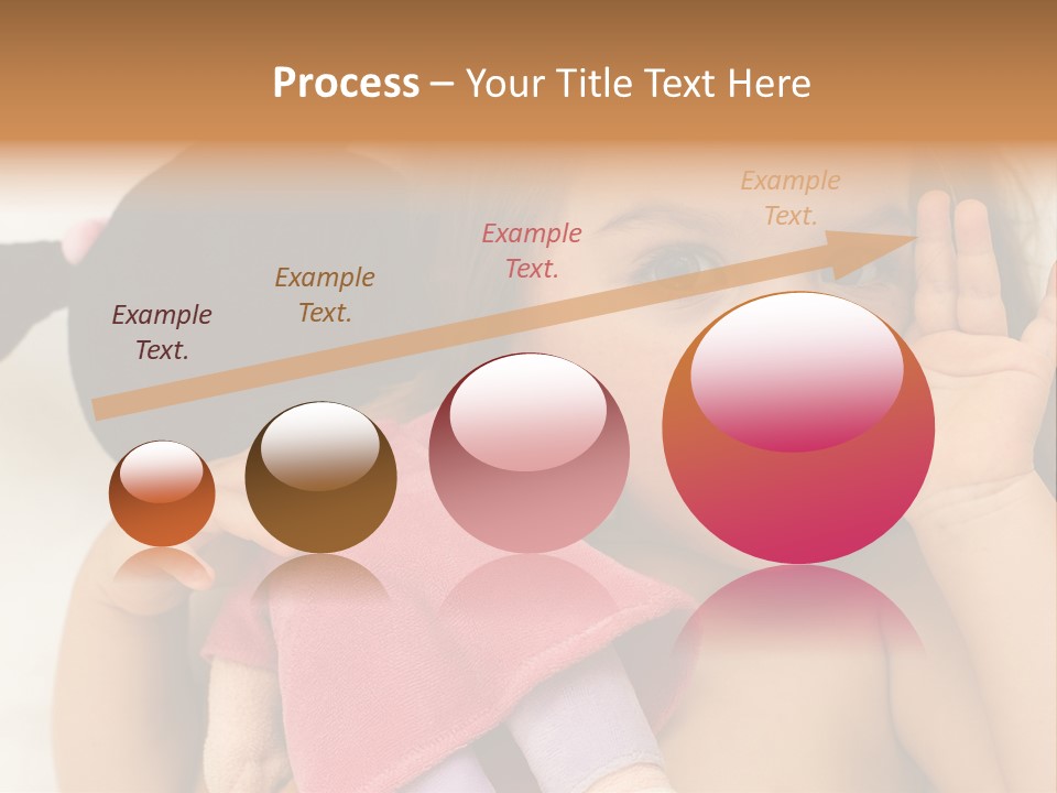 A Little Girl Laying On Top Of A Bed Holding A Stuffed Animal PowerPoint Template