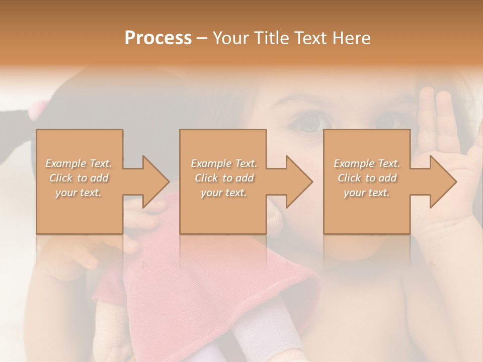 A Little Girl Laying On Top Of A Bed Holding A Stuffed Animal PowerPoint Template