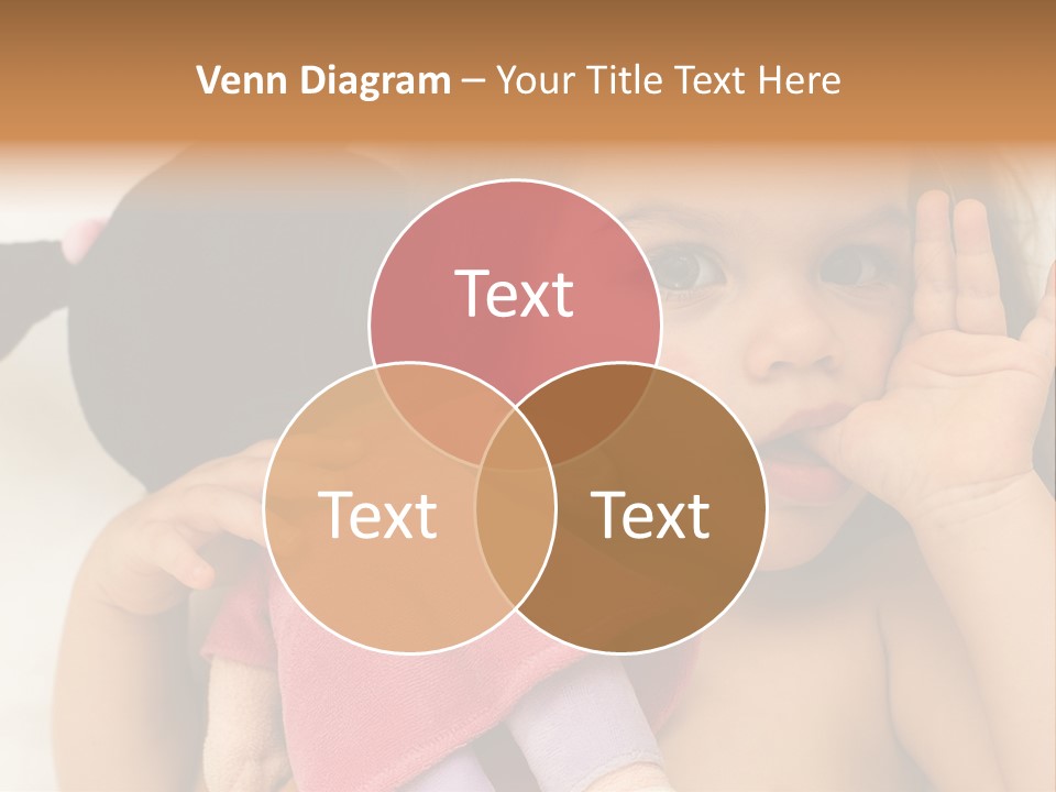 A Little Girl Laying On Top Of A Bed Holding A Stuffed Animal PowerPoint Template