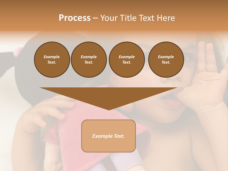 A Little Girl Laying On Top Of A Bed Holding A Stuffed Animal PowerPoint Template