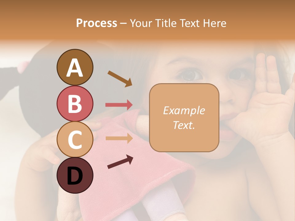 A Little Girl Laying On Top Of A Bed Holding A Stuffed Animal PowerPoint Template