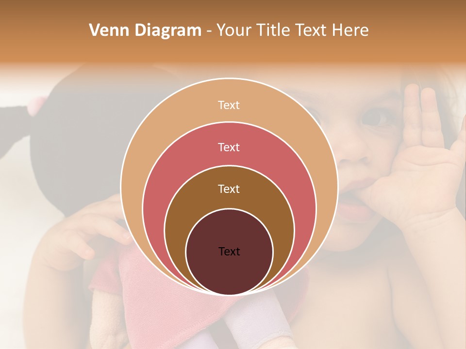 A Little Girl Laying On Top Of A Bed Holding A Stuffed Animal PowerPoint Template