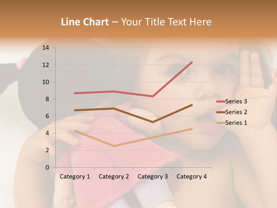 A Little Girl Laying On Top Of A Bed Holding A Stuffed Animal PowerPoint Template