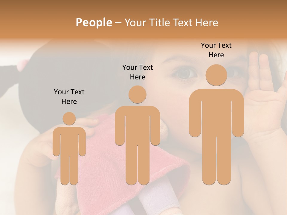 A Little Girl Laying On Top Of A Bed Holding A Stuffed Animal PowerPoint Template