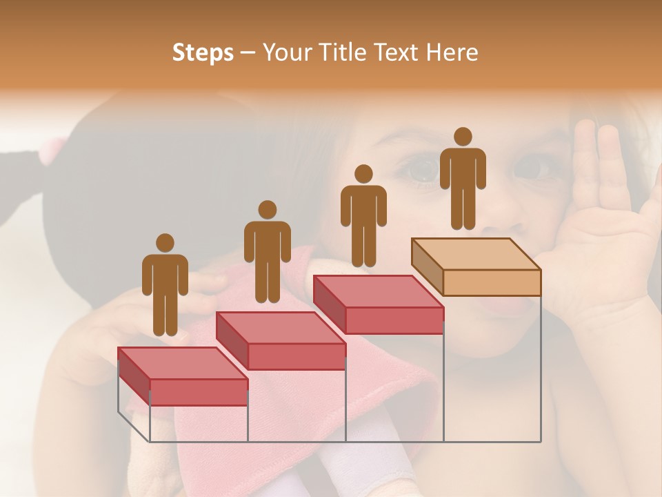 A Little Girl Laying On Top Of A Bed Holding A Stuffed Animal PowerPoint Template