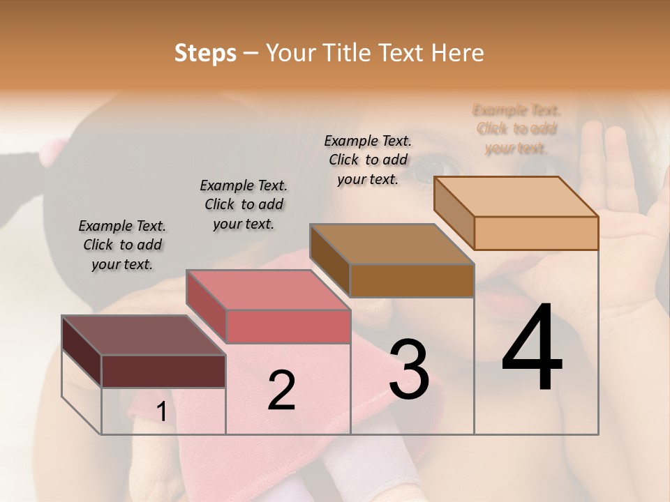 A Little Girl Laying On Top Of A Bed Holding A Stuffed Animal PowerPoint Template