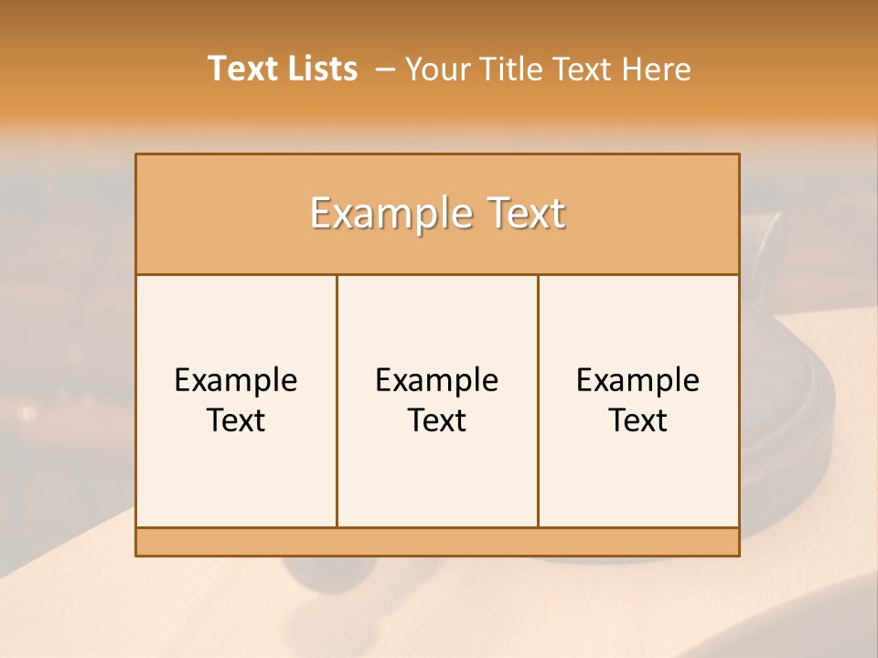 A Judge's Gaven Sitting On Top Of A Table In Front Of A PowerPoint Template