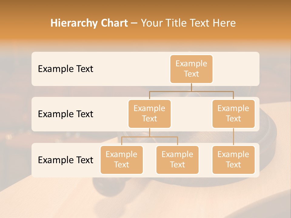 A Judge's Gaven Sitting On Top Of A Table In Front Of A PowerPoint Template