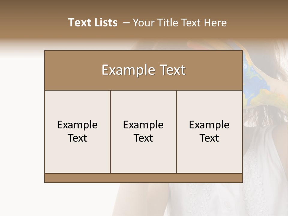 A Little Girl Holding Her Hands Up To Her Face PowerPoint Template
