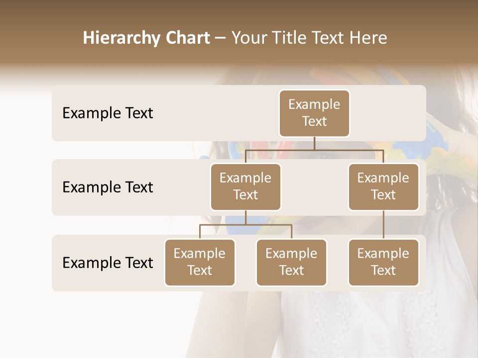 A Little Girl Holding Her Hands Up To Her Face PowerPoint Template