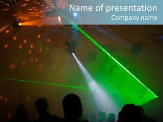 In The Night Club PowerPoint Template