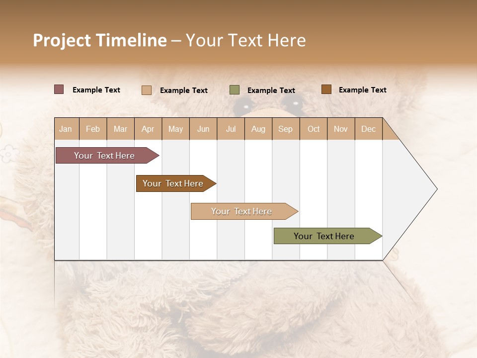 A Teddy Bear Hugging Another Teddy Bear On A Bed PowerPoint Template
