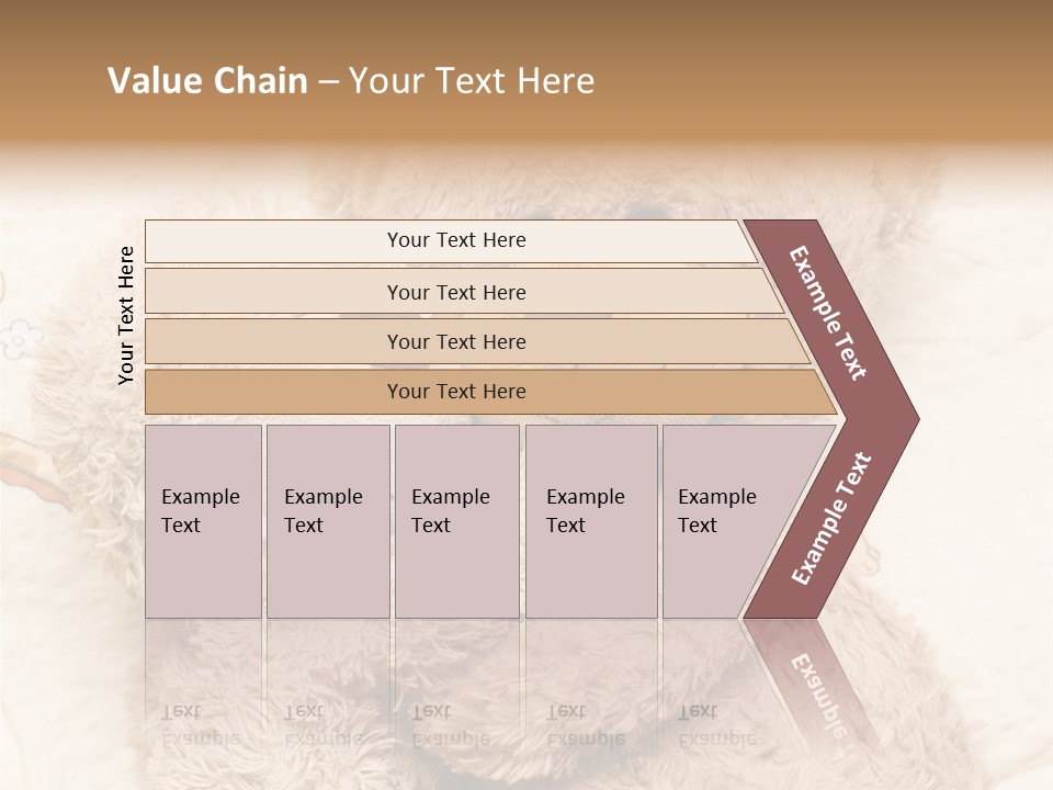 A Teddy Bear Hugging Another Teddy Bear On A Bed PowerPoint Template