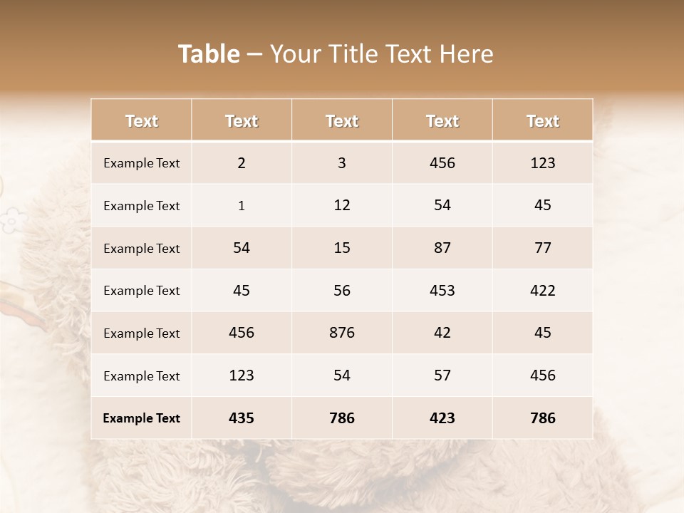 A Teddy Bear Hugging Another Teddy Bear On A Bed PowerPoint Template