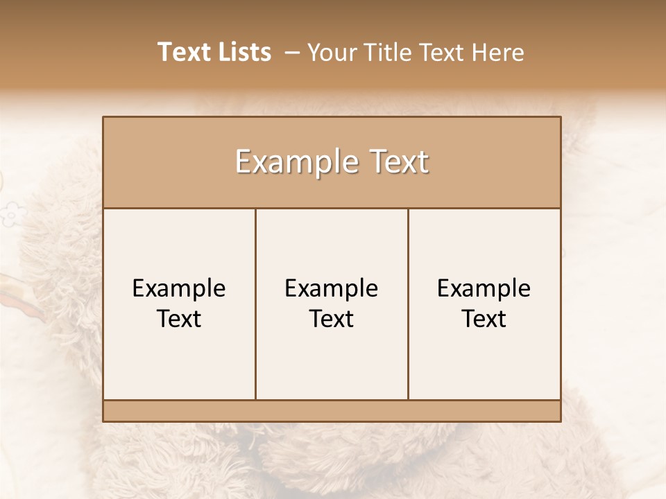 A Teddy Bear Hugging Another Teddy Bear On A Bed PowerPoint Template