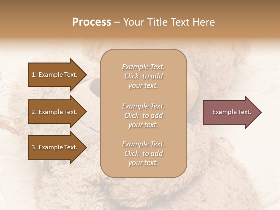 A Teddy Bear Hugging Another Teddy Bear On A Bed PowerPoint Template