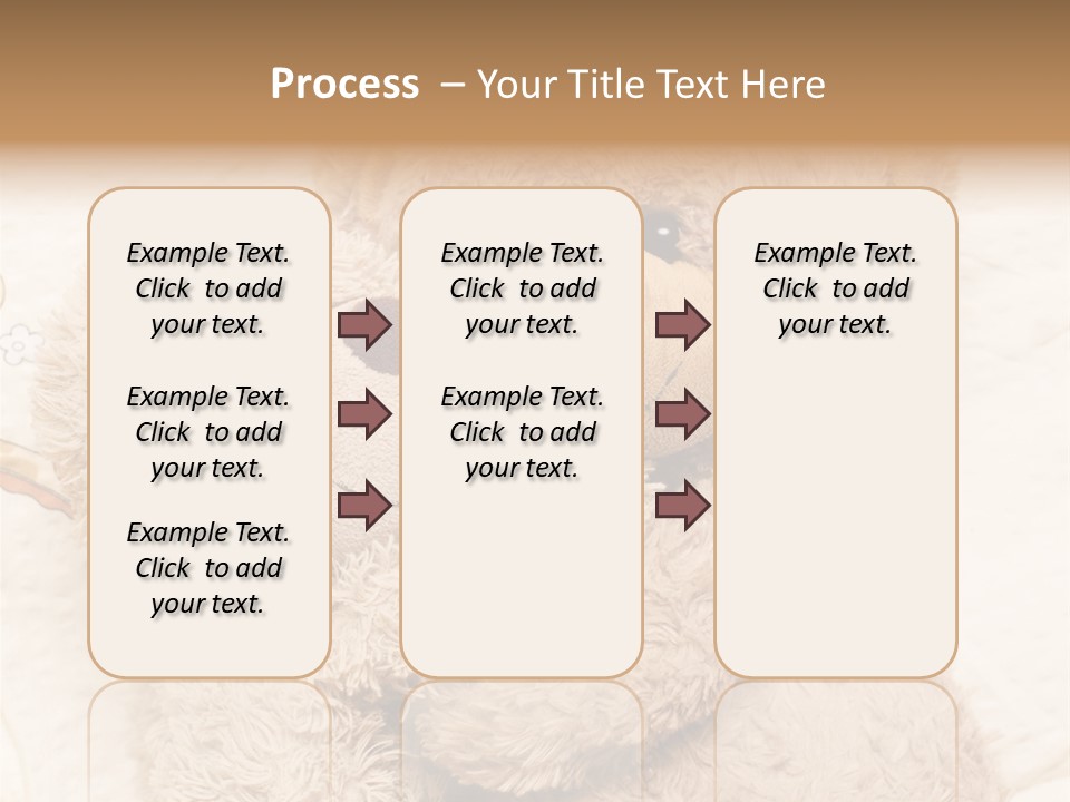 A Teddy Bear Hugging Another Teddy Bear On A Bed PowerPoint Template