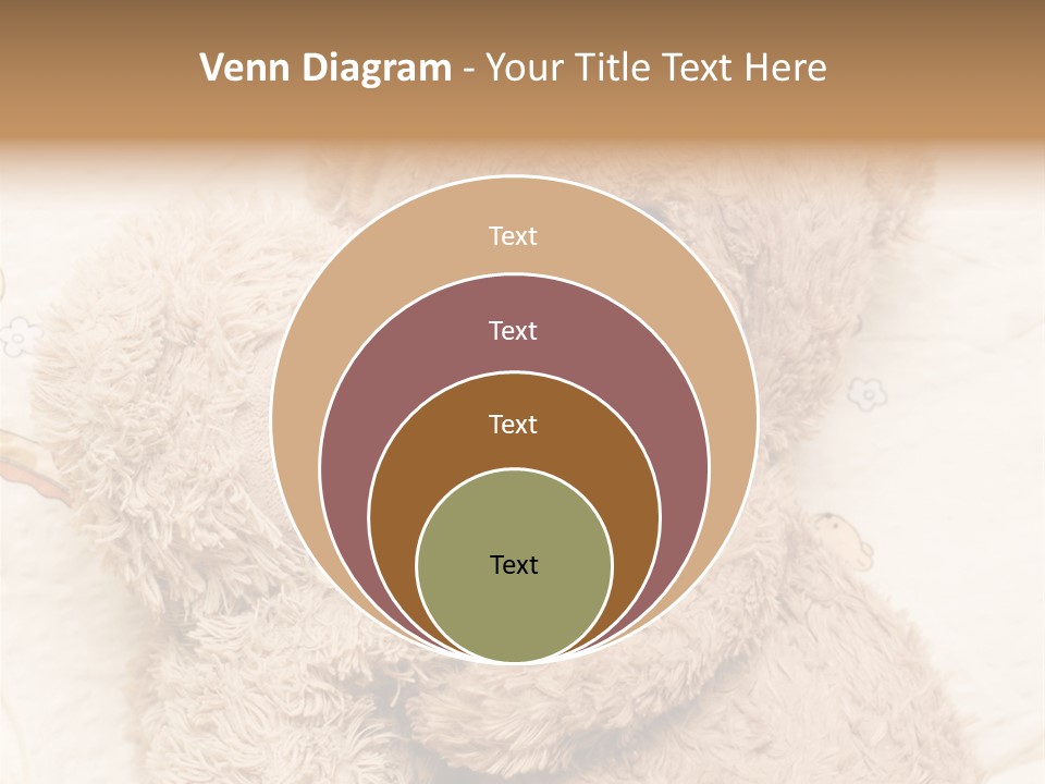 A Teddy Bear Hugging Another Teddy Bear On A Bed PowerPoint Template