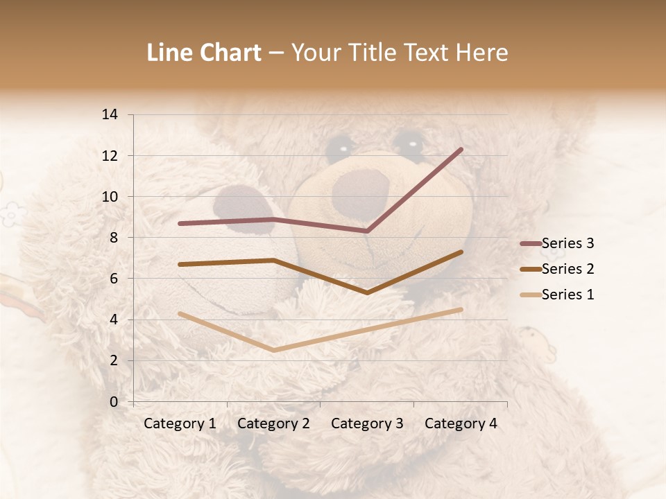 A Teddy Bear Hugging Another Teddy Bear On A Bed PowerPoint Template