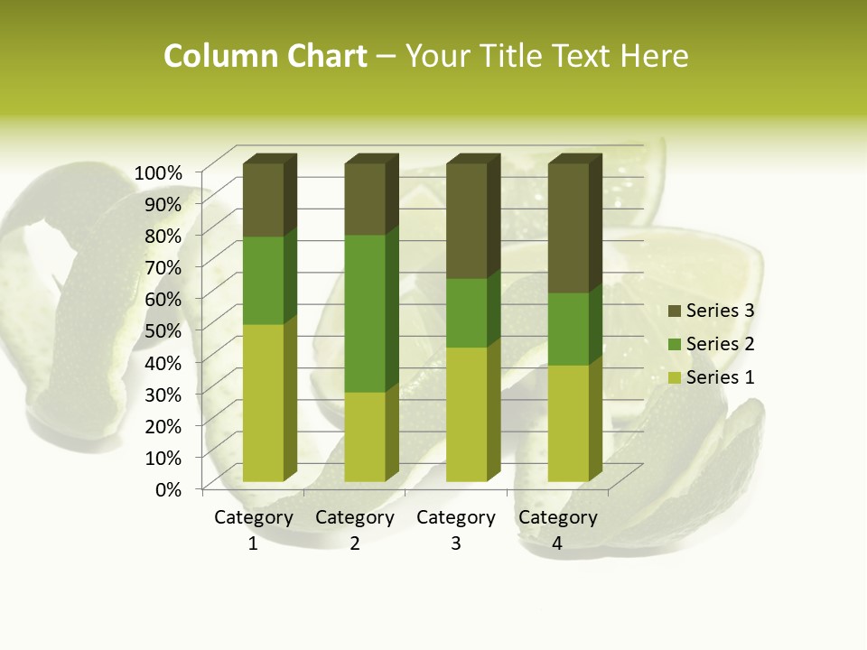 Cutted Lime And Its Rind Cutout In Spiral Form PowerPoint Template