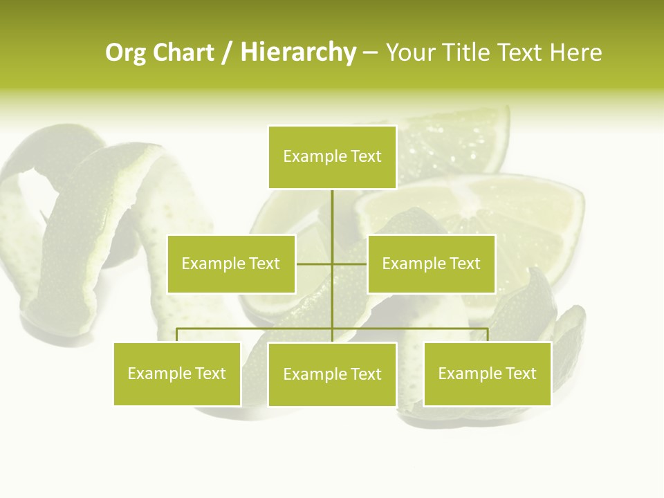 Cutted Lime And Its Rind Cutout In Spiral Form PowerPoint Template