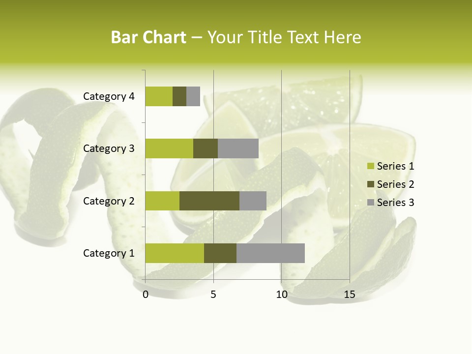 Cutted Lime And Its Rind Cutout In Spiral Form PowerPoint Template