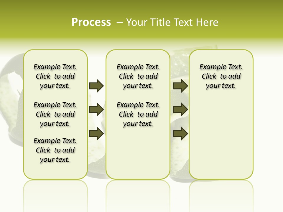 Cutted Lime And Its Rind Cutout In Spiral Form PowerPoint Template