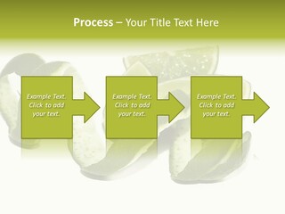Cutted Lime And Its Rind Cutout In Spiral Form PowerPoint Template