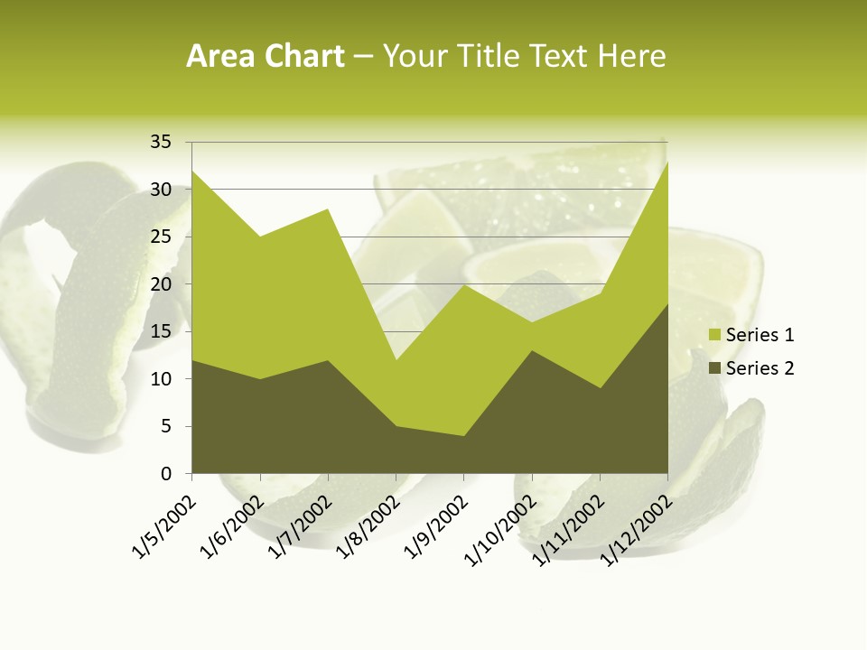 Cutted Lime And Its Rind Cutout In Spiral Form PowerPoint Template