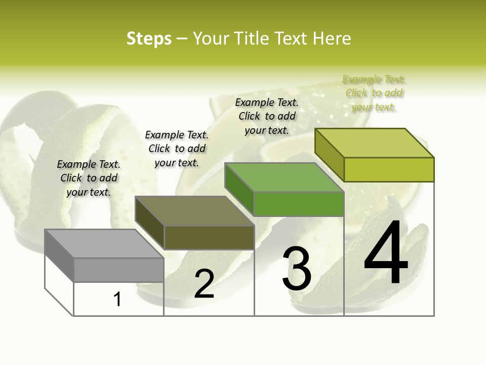 Cutted Lime And Its Rind Cutout In Spiral Form PowerPoint Template