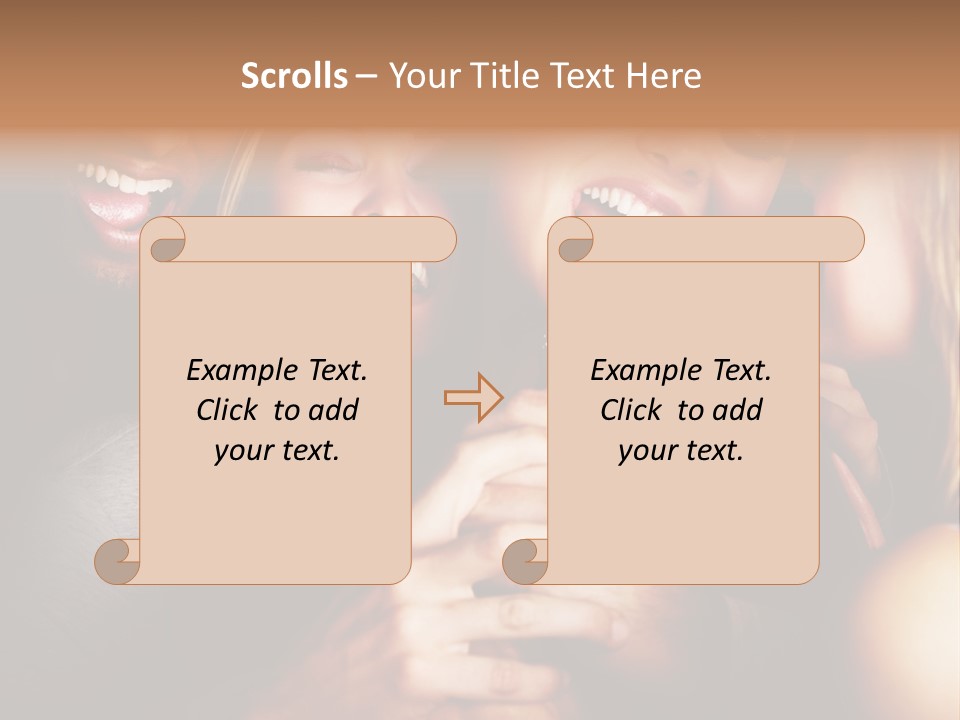 Beautiful Nice Couple In Love PowerPoint Template