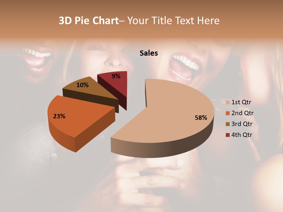 Beautiful Nice Couple In Love PowerPoint Template