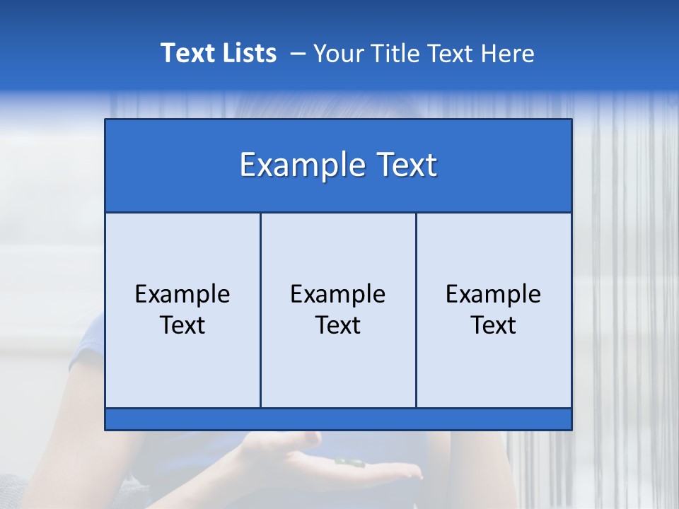 Woman Taking A Pill For Her Headache PowerPoint Template