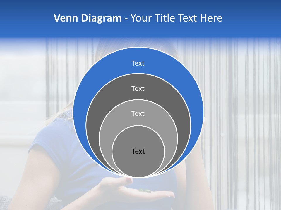 Woman Taking A Pill For Her Headache PowerPoint Template
