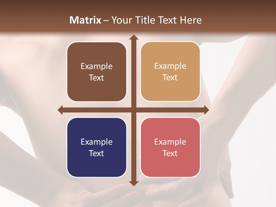 A Young Man With A Backache. PowerPoint Template