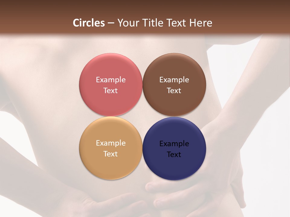 A Young Man With A Backache. PowerPoint Template