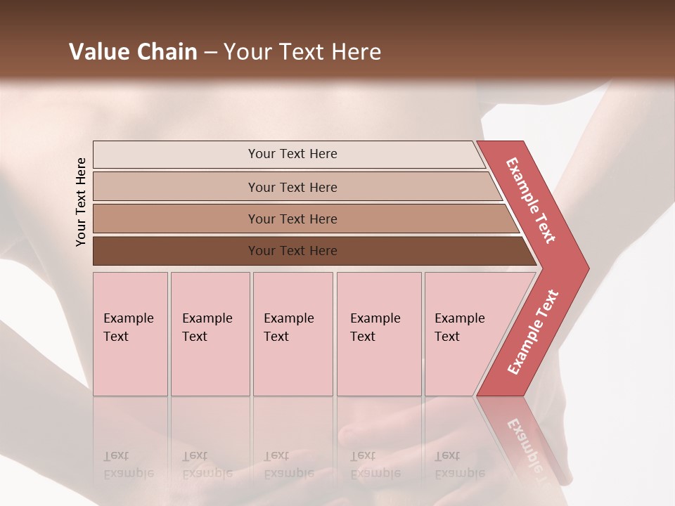 A Young Man With A Backache. PowerPoint Template
