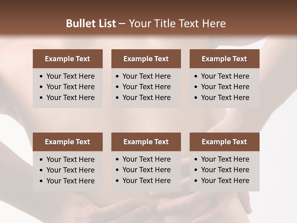 A Young Man With A Backache. PowerPoint Template