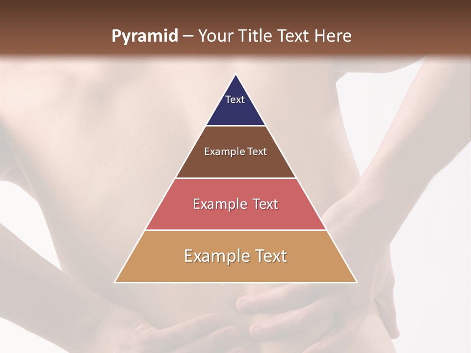 A Young Man With A Backache. PowerPoint Template